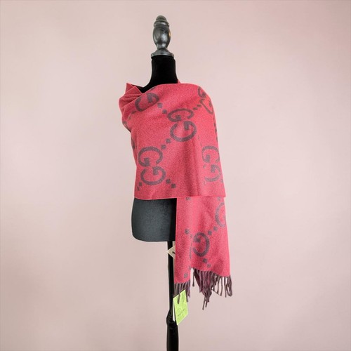 Gucci cashmere fringe scarf - gucci,