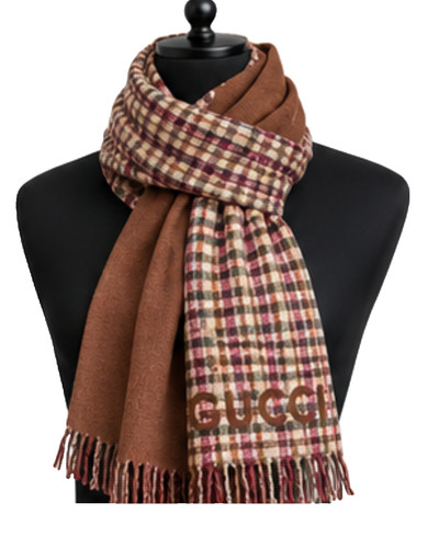 Gucci cashmere wool scarf - &,