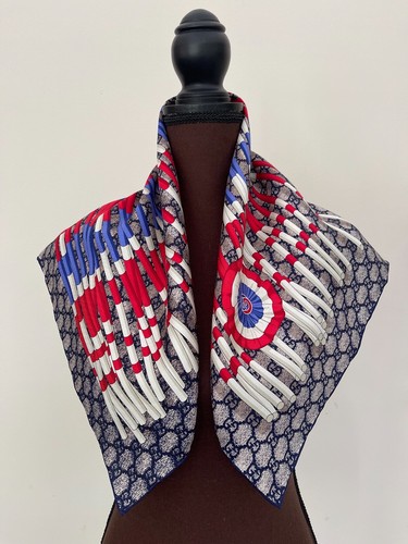 Gucci scarf logo - red, web