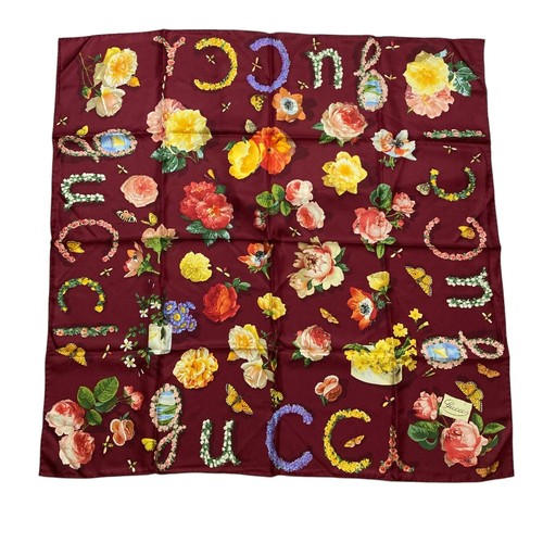 Gucci insect rose print large - print,