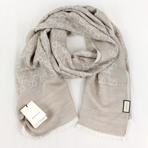 Gucci logo wool silk - wool,