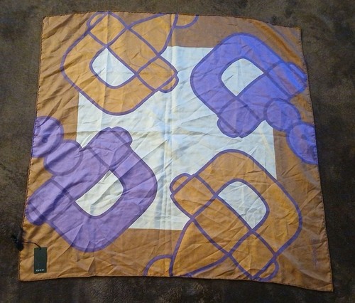 Gucci 100 silk scarf - 100%, new