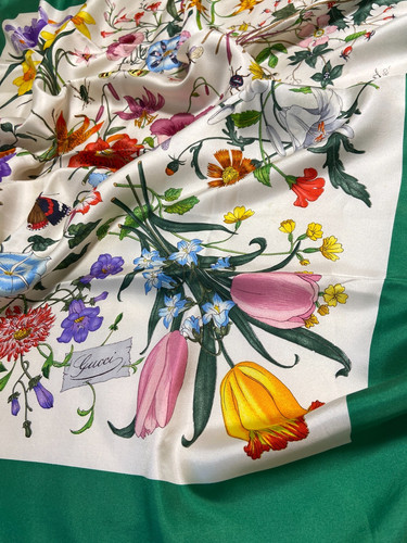 Gucci silk scarf - silk, flora