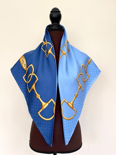 Gucci silk wrap logo - silk, gg