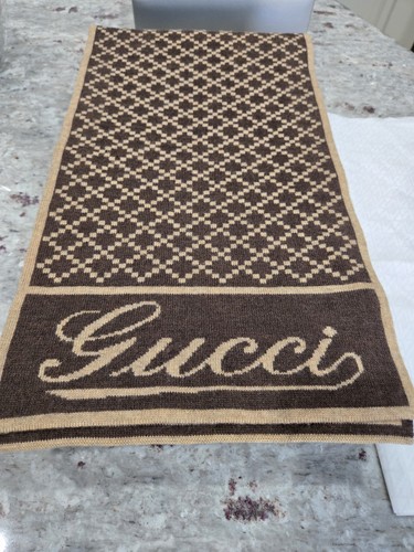Gucci brown wool jacquard - gucci,