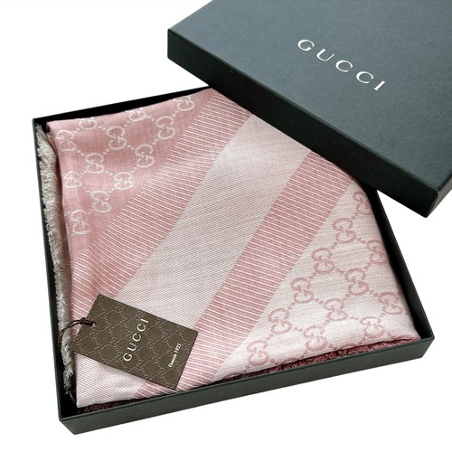 Gucci web fringe scarf - web,