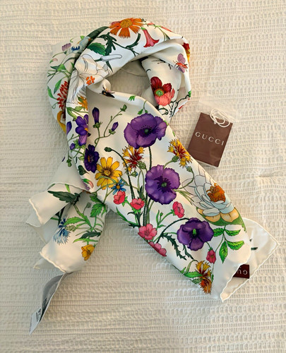 Gucci ivory multicolor floral - multicolor,