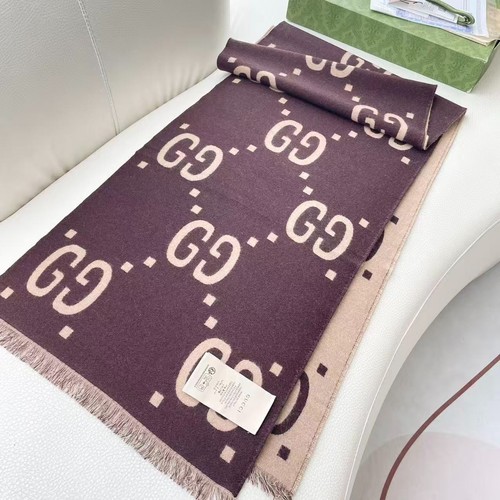 Gucci 100 cashmere logo - gucci, gg
