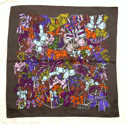 Gucci italy gray - gucci, silk