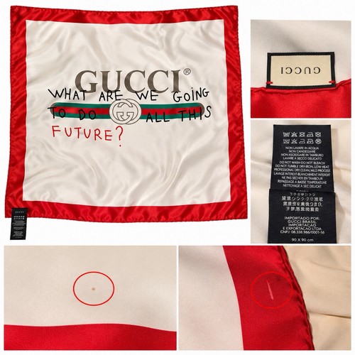 Gucci future silk scarf - “future?”,