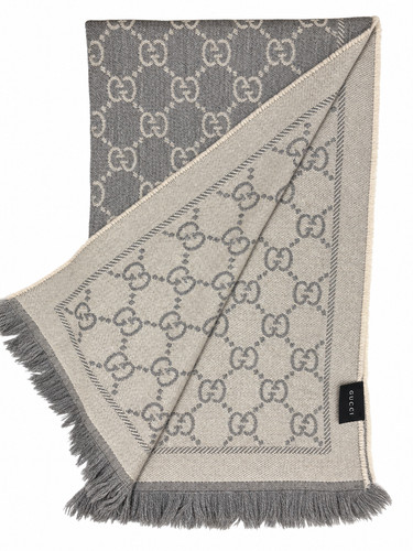 Gucci silver jacquard - silver, wool