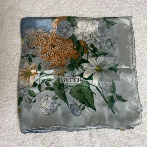 Gucci chiffon scarf - 135cm, x