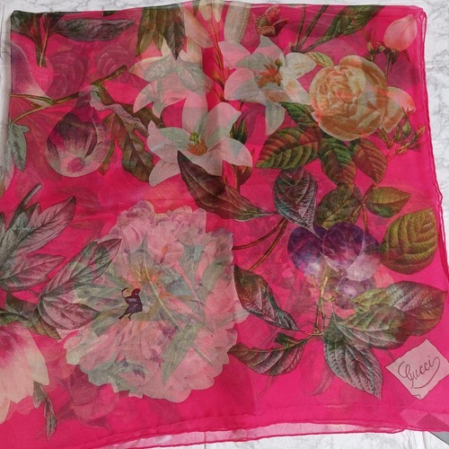 Gucci floral and fruit pattern - floral,