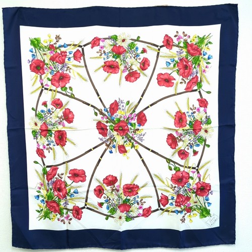 Gucci silk scarf - gucci, navy