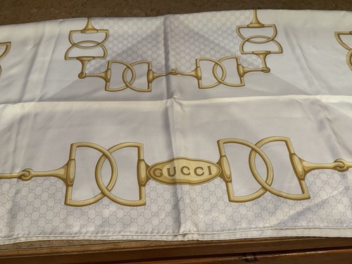 Authentic gucci silk scarf - authentic,