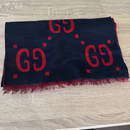 Gucci wool jacquard scarf - gucci, gg