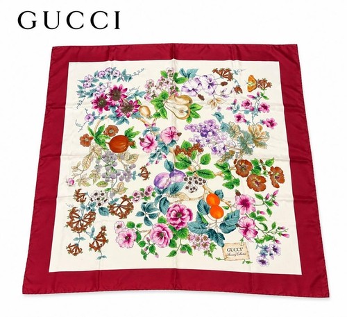 Gucci flora scarf - scarf, red