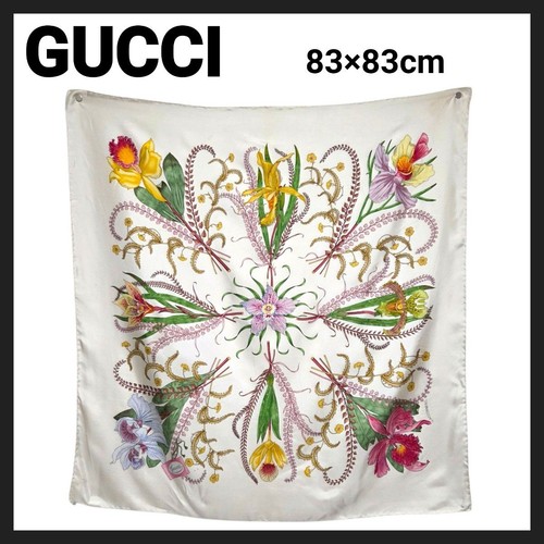 Gucci large scarf flora floral - gucci,