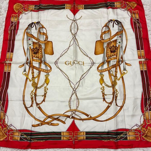 Gucci silk scarf horsebit - silk,