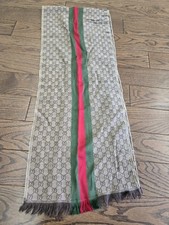  GUCCI GG Scarf Pattern Stole