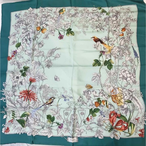 Gucci silk scarf botanical - gucci,