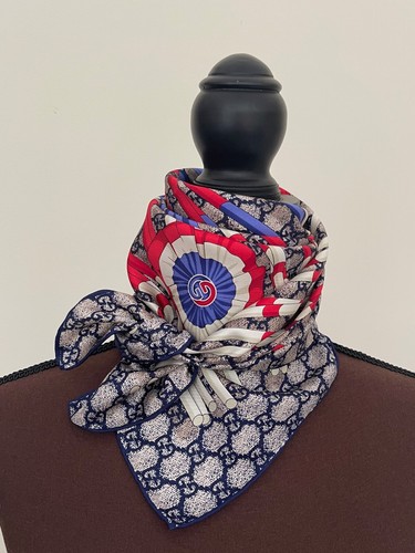 New unisex gucci silk - new, scarf