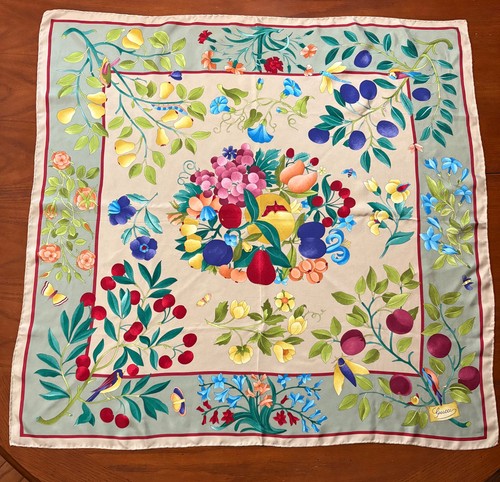 Gucci scarf silk - silk, beige