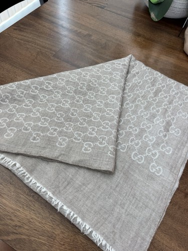 Gucci jacquard wool silk - gg,