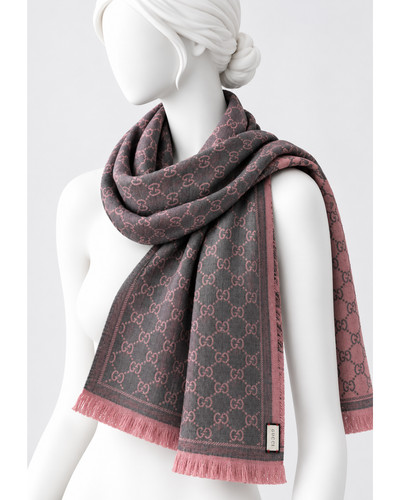Gucci jacquard wool pink - wool, &