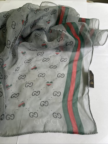 Gucci logo scarf silk - gucci, in