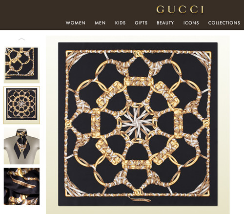 New gucci scarf iconic - gucci,