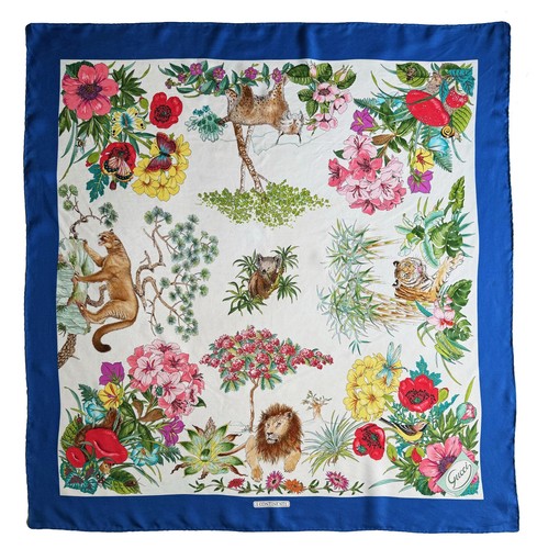 Gucci silk scarf il - silk, "il