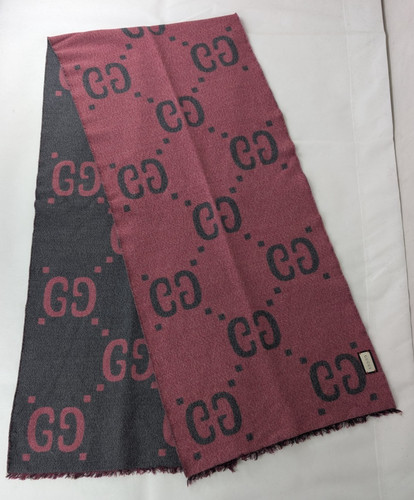 Gucci wool silk - silk, gray/pink