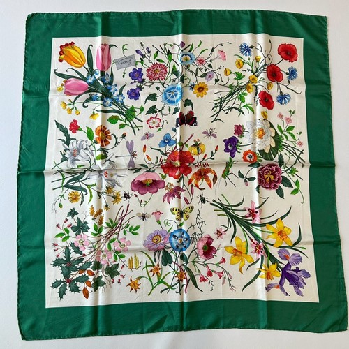Gucci flora silk - silk, scarf