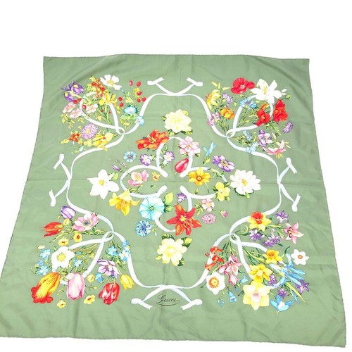 Gucci silk scarf flora - gucci,