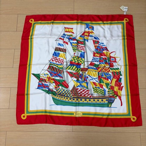 Gucci scarf 90x90 silk ship - scarf,