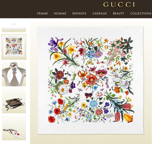 Unisex gucci iconic silk scarf - gucci,