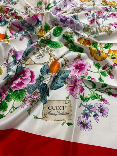 Gucci silk scarf - silk, flora
