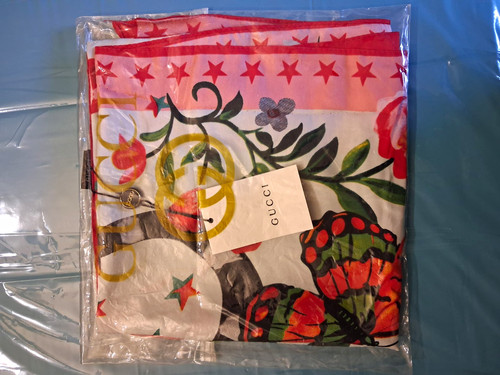 Gucci multicolor silk twill - gucci,