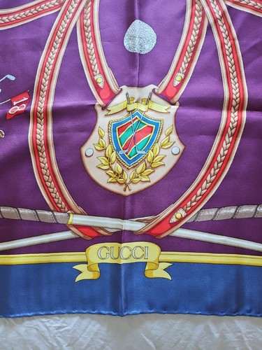 Gucci silk 35x35 square scarf - 35x35,