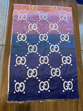 GUCCI GG Logo Silk Scarf