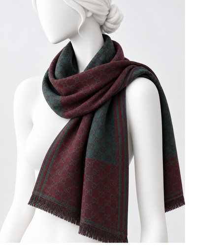 Gucci logo lana wool - gg,